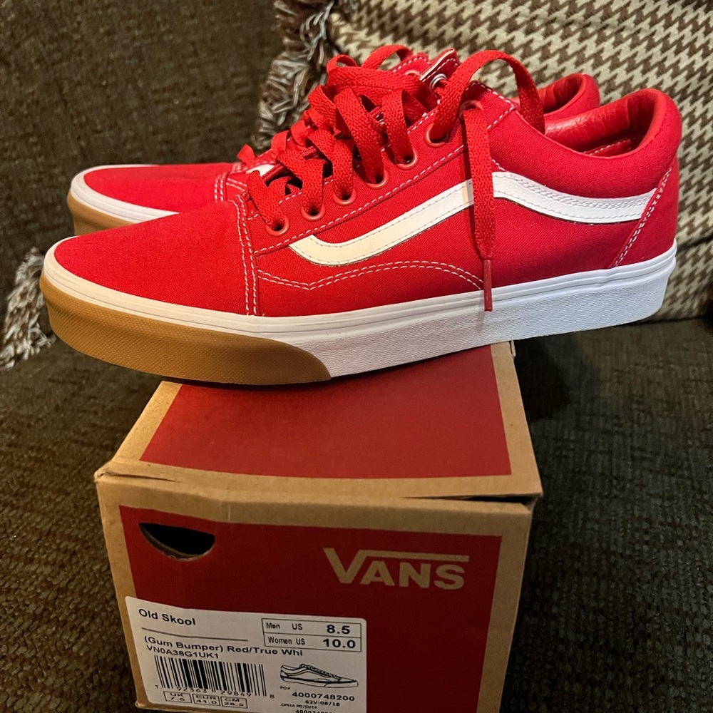Red Vans - Picture 2 of 4